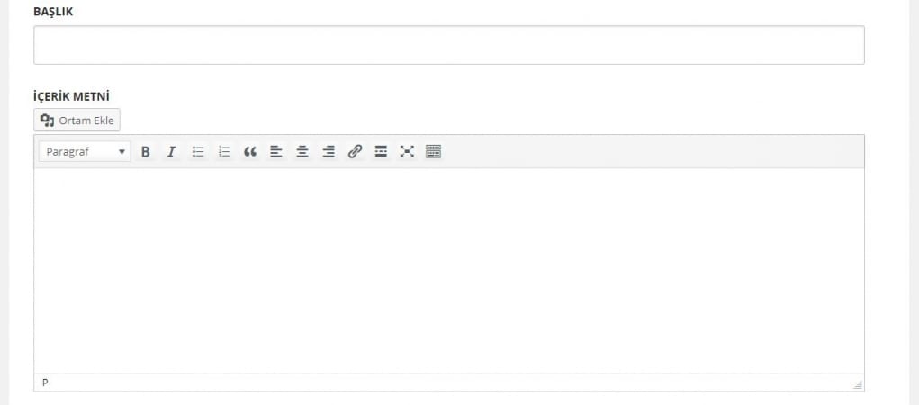 2. Başlık ve Açıklama girin.