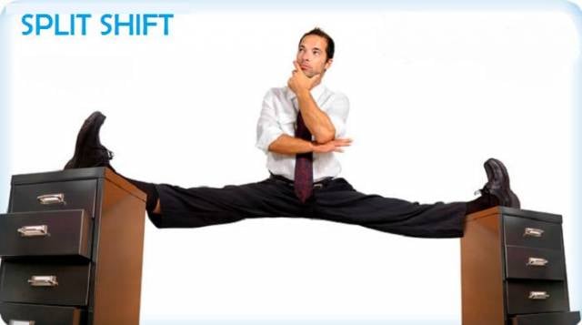 6. Sıkıcı split çalışma saatleriniz olur.