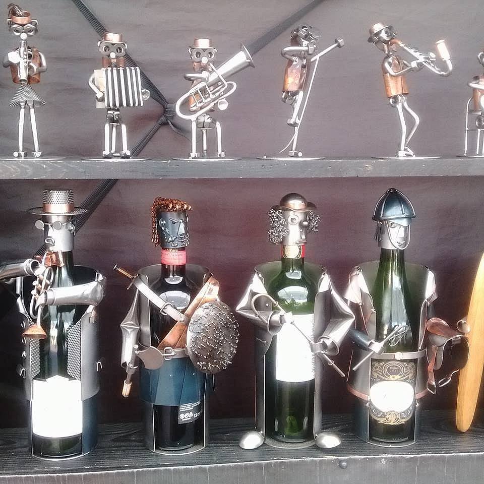 17. En güzel şarap şişeleri.