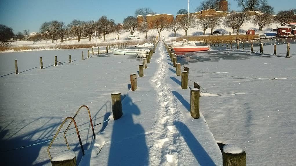 45. Sonunda kar yağdı.