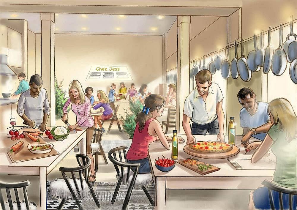 2. Birlikte yemek yiyin.