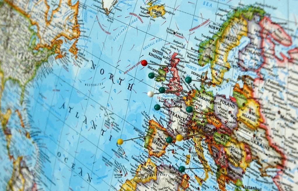 7. İngiltere'nin diğer ülkelere yakınlığı.