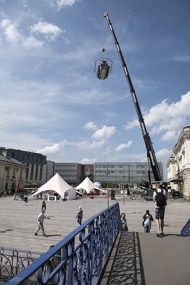 1. Krakow'da gökyüzünde akşam yemeği