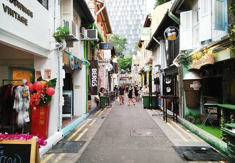 8. Sevimli bir yer, Haji Lane.