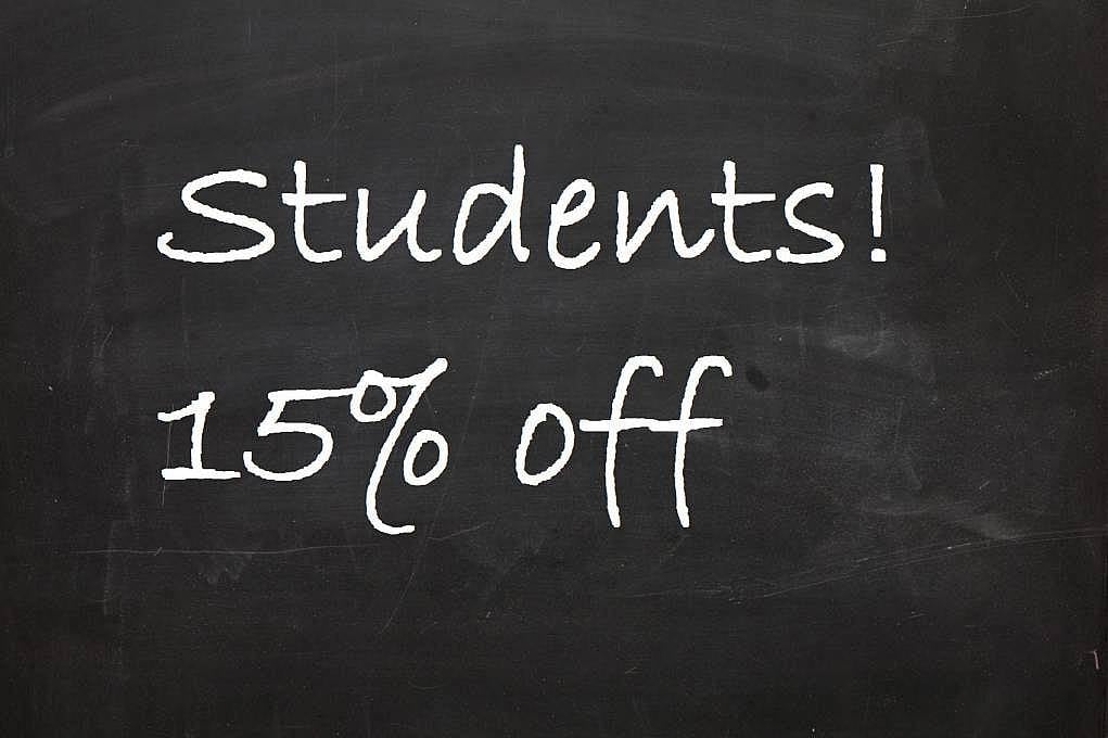 5. Öğrenci indirimlerinden yararlanın.