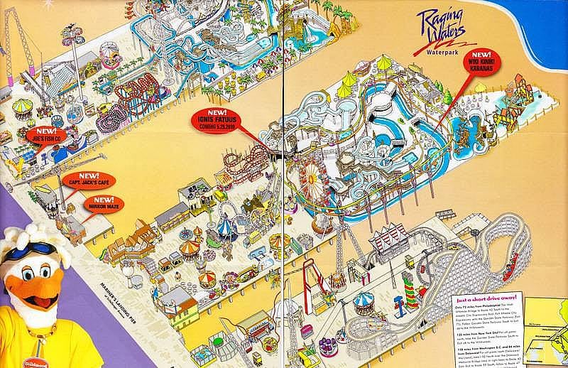 1. Hem su parkı hem de eğlence parkı bulunur.