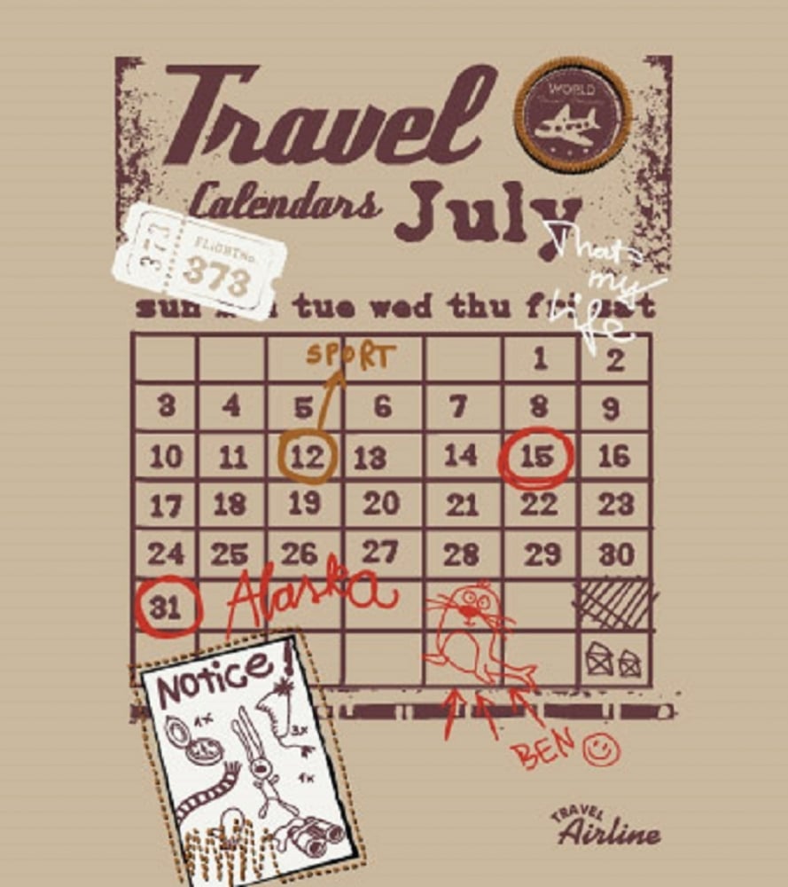 1. İlk önce seyahat etmek için doğru tarihleri seçtiğinizden emin olun.