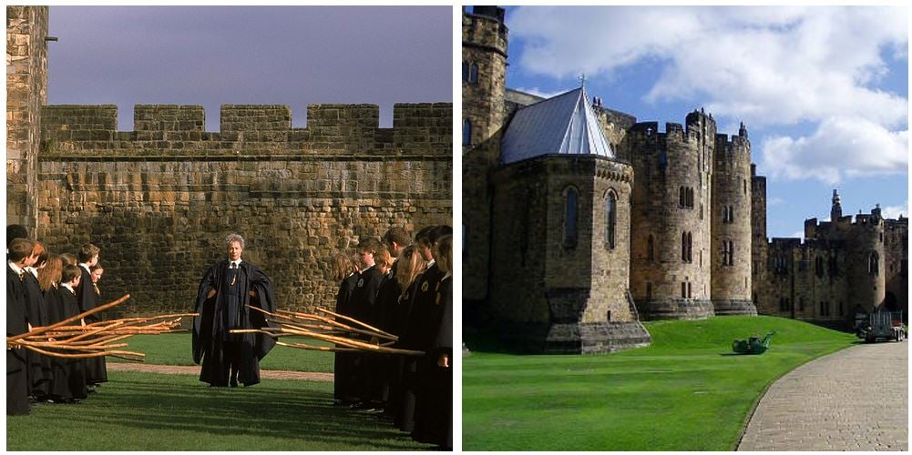 6. Alnwick Şatosu, Northumberland