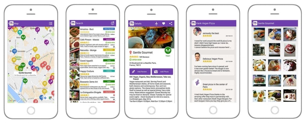 5. HappyCow ile vegan restoranları keşfedin.