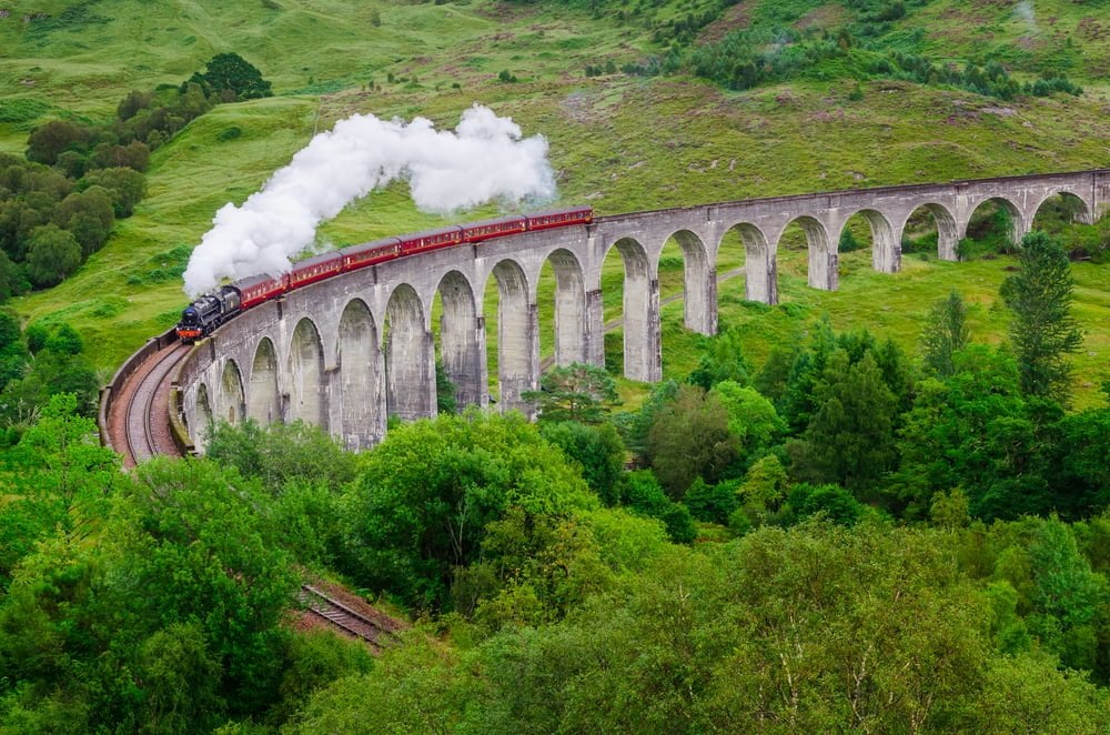 19. Glenfinnan Viyadüğü, İskoçya