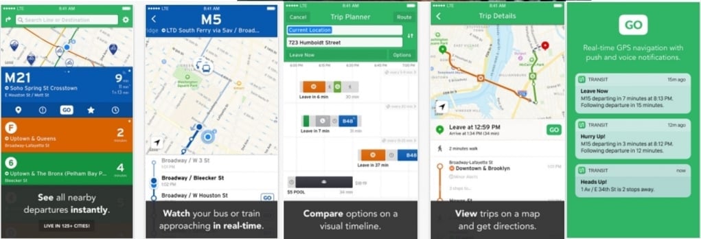 1. Transit ile ulaşım planlamanız çok kolay.
