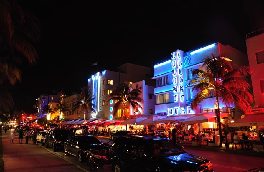 2. Miami'de gece hayatının kalbi, Ocean Drive
