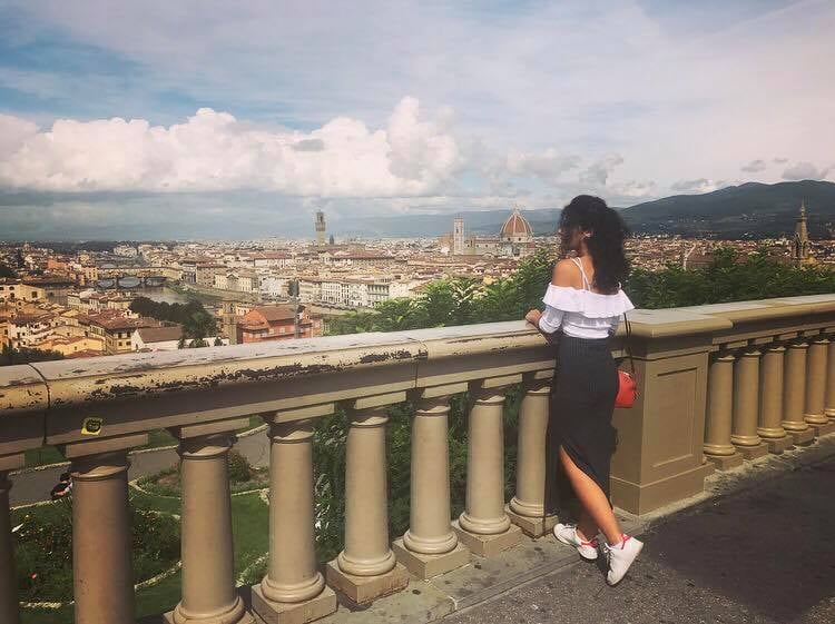 19. Eğitimin sonunda İtalya'da 4 şehir gezdim.