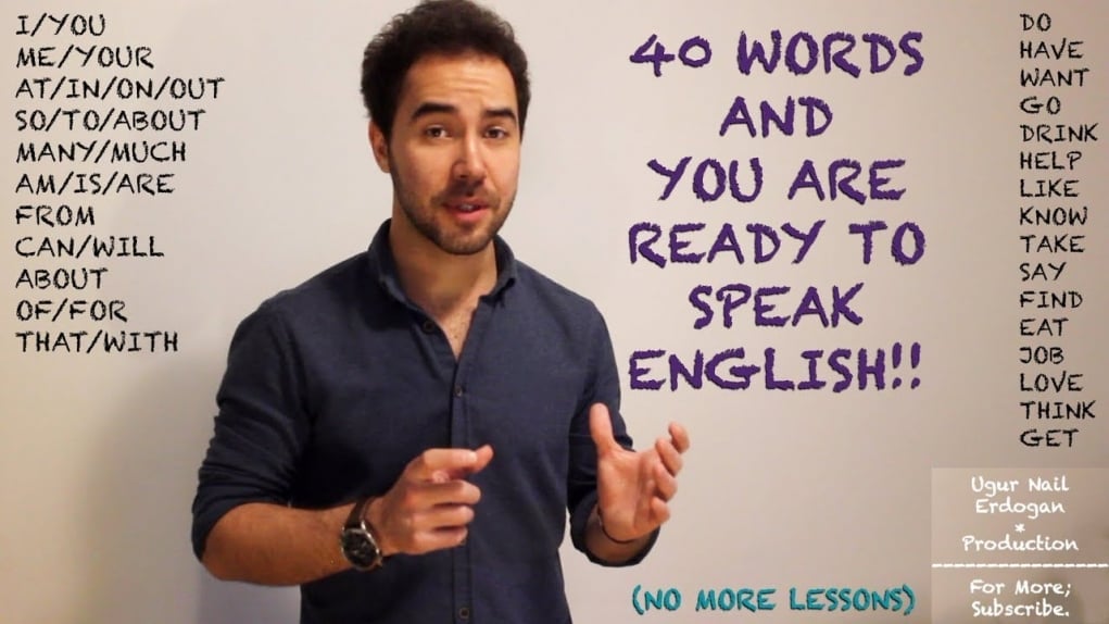 Sadece 40 Kelime Bilerek İngilizce Konuşabilirsiniz!