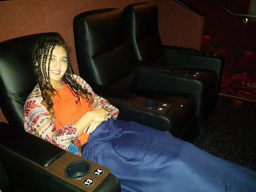 9. Amerika’da ilk sinema deneyimim çok konforlu geçti.