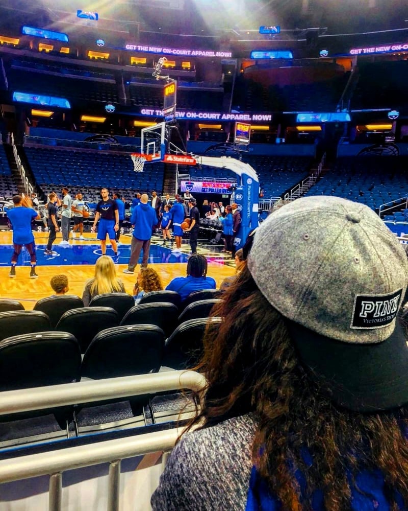 15. Orlando Magic basketbol maçına girdiğim için çok şanslıydım.