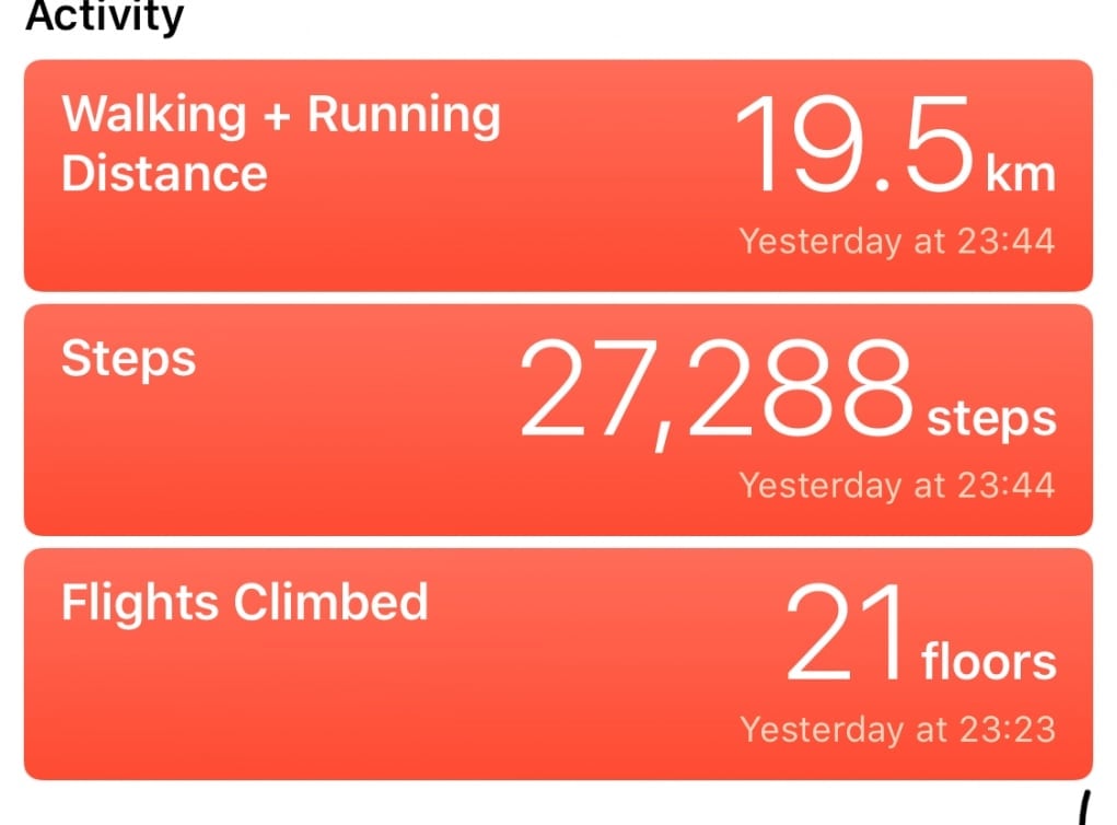 6. Bol bol yürüyün.