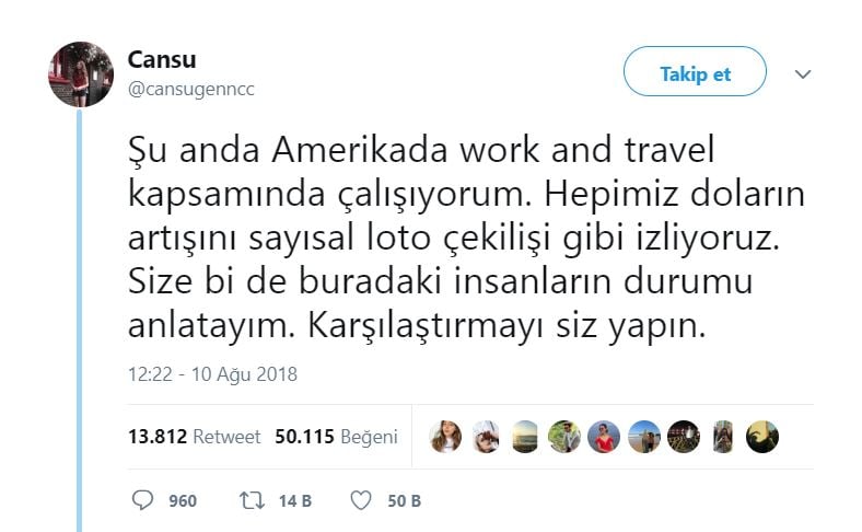 1. Bu tweet ile başlıyor.