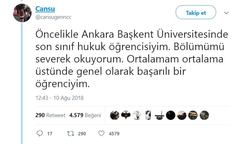 2. Birazdan okuyacaklarınız başarılı bir hukuk öğrencisine ait.