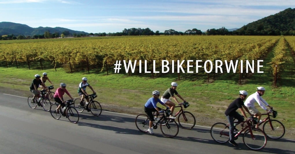 4. Şarap ülkelerine bisiklet sürün.