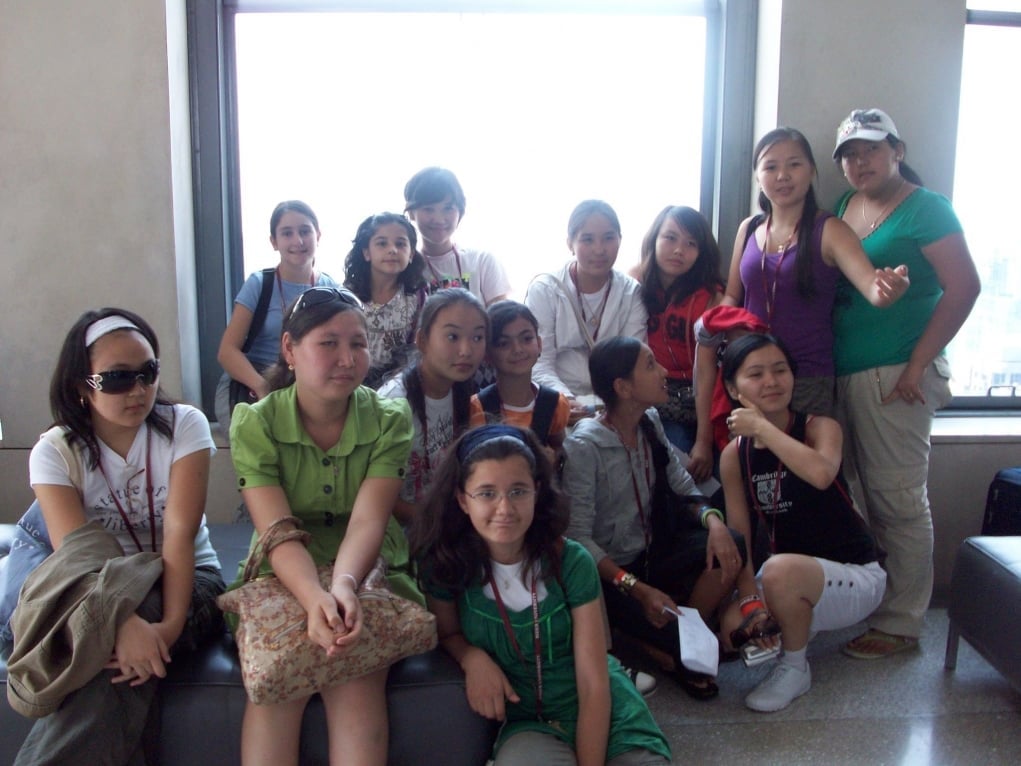 8. Rider Üniversitesi kampüsünde İngilizce ders aldım.